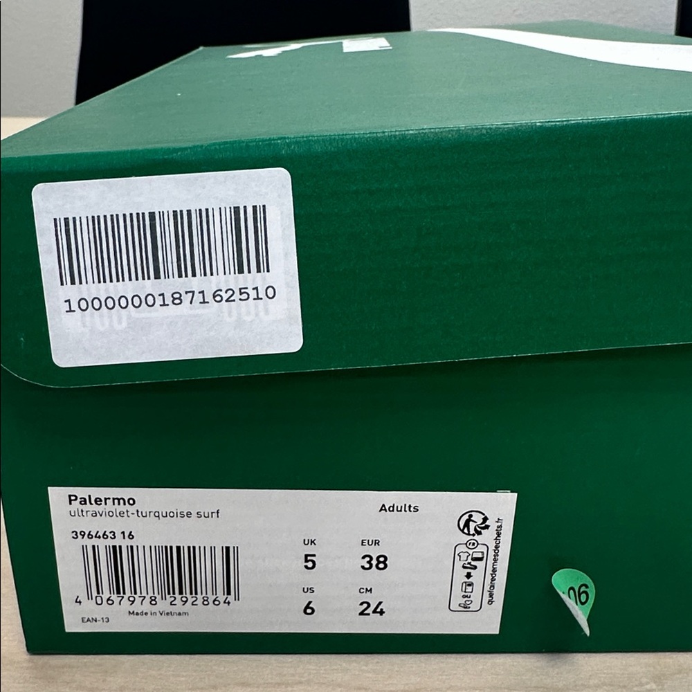Puma Palermo Athletic shoes size 6, purple, new in box, - Picture 11 of 11